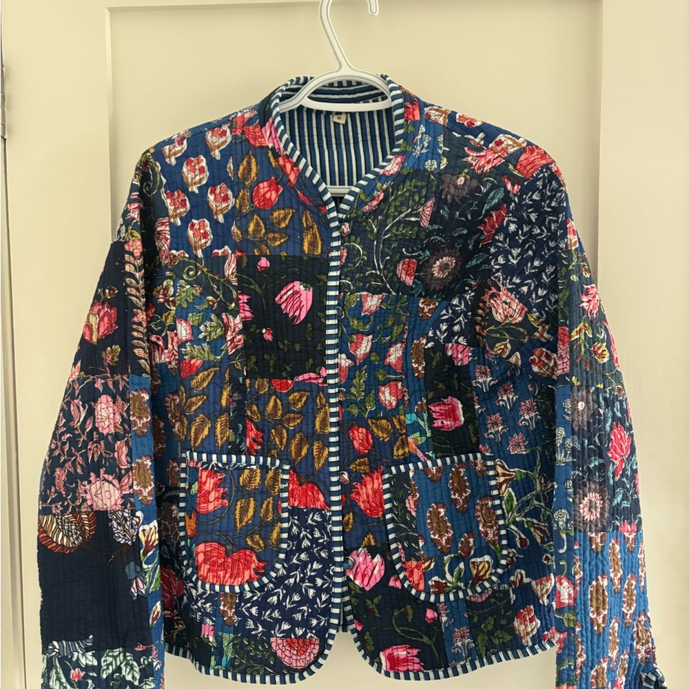 Floral Quilted Patchwork Reversible Jacket